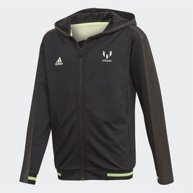 Adidas Messi Football-Inspired Full-Zip Siyah Erkek Çocuk Sweatshirt