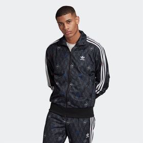 Adidas Monogram Firebird Siyah Erkek Sweatshirt