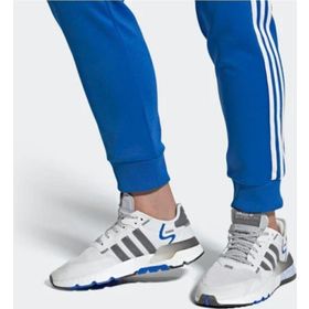 Adidas Nite Jogger Beyaz Mavi Erkek Spor Ayakkabı