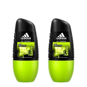 Adidas Pure Game 2x50 ml For Men Roll-on
