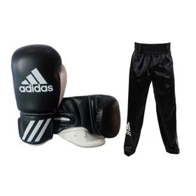 Adidas Response Siyah Kick Boks Eldiveni - Kick Boks Pantolonu Seti