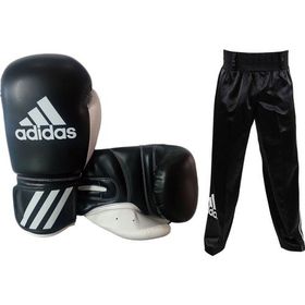 Adidas Response Siyah Kick Boks Eldiveni - Kick Boks Pantolonu Seti
