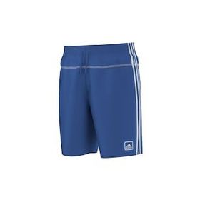 Adidas S22701 Mavi Beyaz Yüzme Şortu