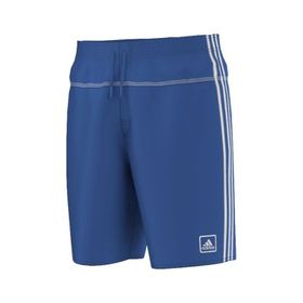 Adidas S22701 Mavi Beyaz Yüzme Şortu