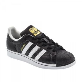 Adidas S76995 Superstar Reptile J Çocuk Siyah Originals Ayakkabı