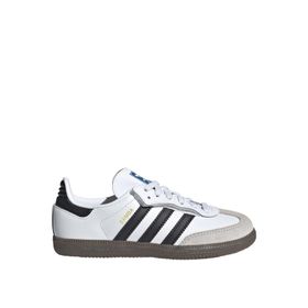 Adidas Samba OG JQ6391-001 Comfort Closure Elastic Lace C Beyaz Unisex Çocuk Spor Ayakkabı