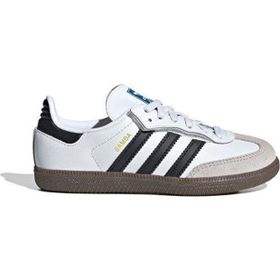 Adidas Samba OG JQ6391-001 Comfort Closure Elastic Lace C Beyaz Unisex Çocuk Spor Ayakkabı