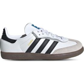 Adidas Samba OG JQ6391-001 Comfort Closure Elastic Lace C Beyaz Unisex Çocuk Spor Ayakkabı