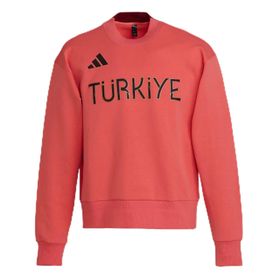 Adidas Team Türkiye Kırmızı Erkek Sweatshirt