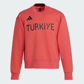 Adidas Team Türkiye Kırmızı Erkek Sweatshirt