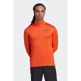 Adidas Terrex Multi Half Zip Turuncu Erkek T-shirt