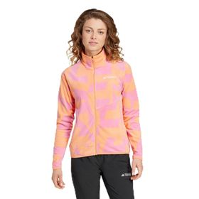 Adidas Terrex Multi Printed Fleece Turuncu Kadın Sweatshirt