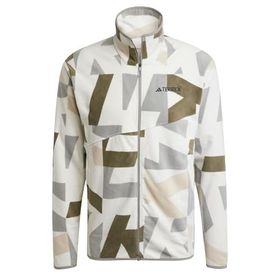 Adidas Terrex Multi Printed Full Zip Beyaz Erkek Sweatshirt