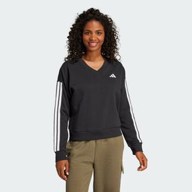 Adidas Training JE0027 Essentials 3-Stripes French Terry V-yaka Kadın Sweatshirt