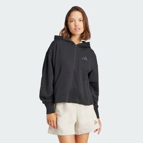 Adidas Training JJ1251 ALL SZN French Terry Bol Tam Boy Fermuarlı Kadın Sweatshirt