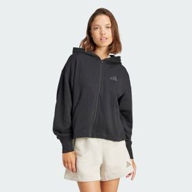 Adidas Training JJ1251 ALL SZN French Terry Bol Tam Boy Fermuarlı Kadın Sweatshirt