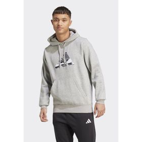 Adidas Training JM6377 Camo Graphic Gri Erkek Kapüşonlu Üst
