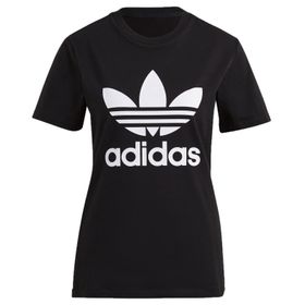 Adidas Trefoil Tee Siyah Kadın Günlük Tişört