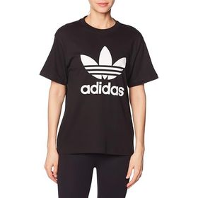 Adidas Trefoil Tee Siyah Kadın Günlük Tişört