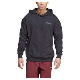 Adidas TX Logo Siyah Kapüşonlu Erkek Sweatshirt