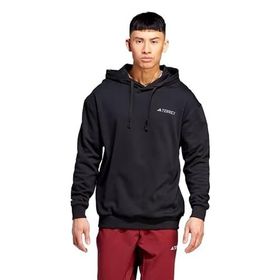 Adidas TX Logo Siyah Kapüşonlu Erkek Sweatshirt