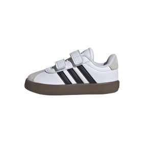 Adidas VL Court 3.0 K Ftwwht Cblack Greone Uniseks Çocuk Spor Ayakkabı