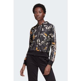 Adidas W Farm Print Ht Eİ4815 Siyah Kadın Ceket