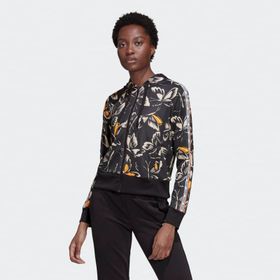 Adidas W Farm Print Ht Eİ4815 Siyah Kadın Ceket
