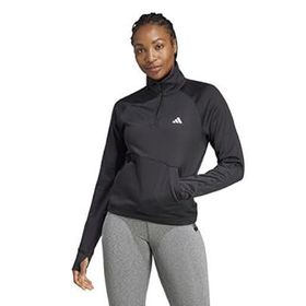 Adidas W GG Zip Crew Black White Kapüşonlu Kadın Sweatshirt