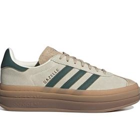 Adidas WMNS Gazelle Bold Krem Beyaz/Collegiate Yeşil/Sihirli Bej Spor Ayakkabı