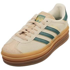 Adidas WMNS Gazelle Bold Krem Beyaz/Collegiate Yeşil/Sihirli Bej Spor Ayakkabı