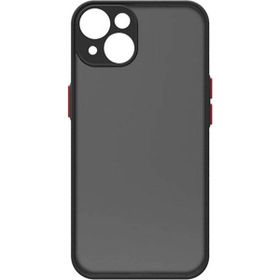 Adige Apple iPhone 15 Plus Hux Arkası Buğulu Sert Mika Siyah Kılıf