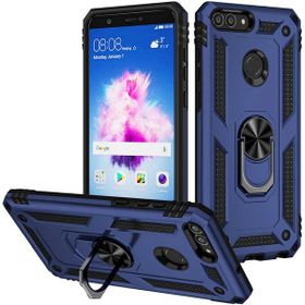 Adige Huawei P Smart Lacivert Vega Yüzüklü Standlı Darbe Korumalı Kılıf