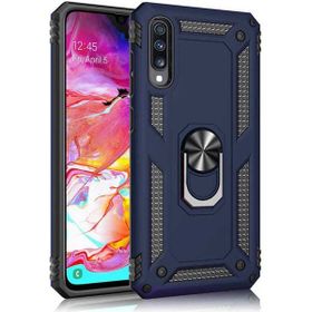 Adige Huawei P Smart Pro 2019 Lacivert Vega Yüzüklü Standlı Darbe Korumalı Kılıf