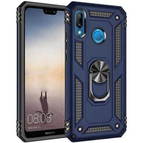 Adige Huawei P20 Lite Lacivert Vega Yüzüklü Standlı Darbe Korumalı Kılıf
