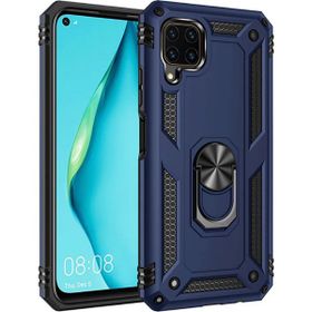 Adige Huawei P40 Lite Lacivert Vega Yüzüklü Standlı Darbe Korumalı Kılıf