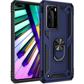 Adige Huawei P40 Pro Lacivert Vega Yüzüklü Standlı Darbe Korumalı Kılıf
