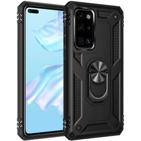 Adige Huawei P40 Siyah Vega Yüzüklü Standlı Darbe Korumalı Kılıf