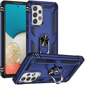 Adige Samsung Galaxy A53 5G Lacivert Vega Yüzüklü Standlı Darbe Korumalı Kılıf
