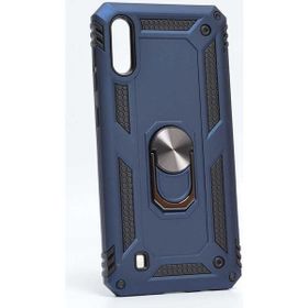 Adige Samsung Galaxy M10 Lacivert Vega Yüzüklü Standlı Darbe Korumalı Kılıf