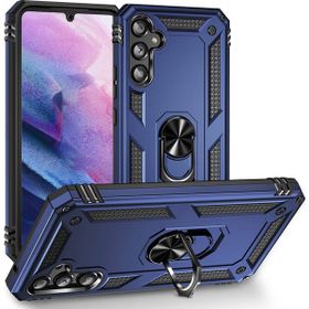 Adige Samsung Galaxy M14 Lacivert Vega Yüzüklü Standlı Darbe Korumalı Kılıf