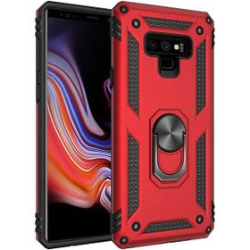 Adige Samsung Galaxy Note 9 Kırmızı Vega Yüzüklü Standlı Darbe Korumalı Kılıf