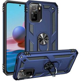 Adige Xiaomi Poco M5S Lacivert Vega Yüzüklü Standlı Darbe Korumalı Kılıf