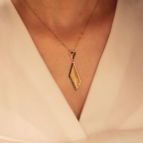 Adilidil Rose Renk Özel Tasarım Kolye