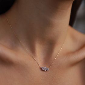 Adilidil Taşlı Minimal Kolye