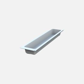 Adilon 107 mm Tek Bölme Beyaz Kaşıklık