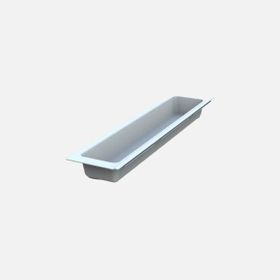 Adilon 107 mm Tek Bölme Beyaz Kaşıklık