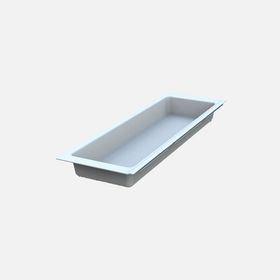 Adilon 157 mm Tek Bölme Beyaz Kaşıklık