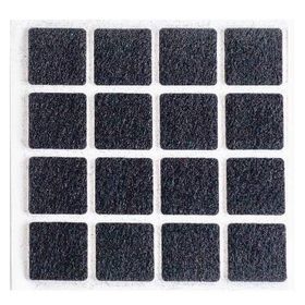 Adilon 16'lı 25x25 mm Kare Siyah Eva Bazlı Keçe