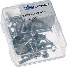 Adilon 3.9x25 mm 35'li Matkap Uçlu Vida